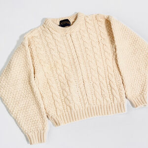 Acorn Kids Sweater Wool Beige Unisex